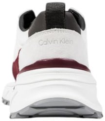 Calvin Klein Cream Suede Leather Chunky Sneakers Beige