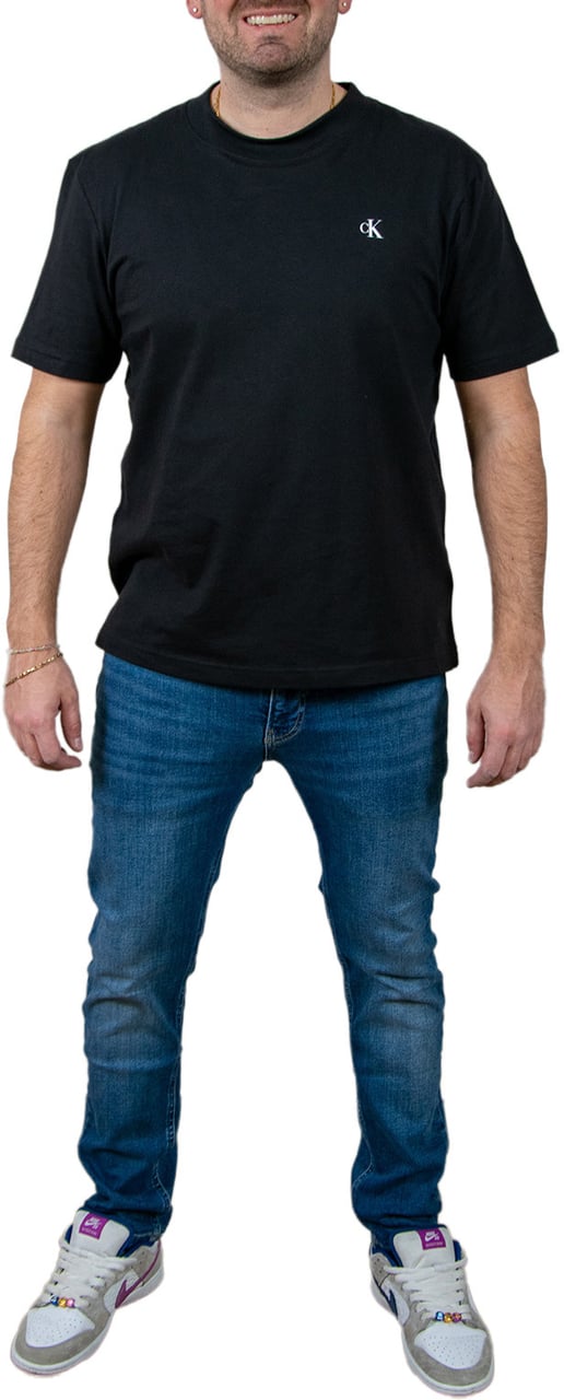 Calvin Klein Jeans Painted Calvin Klein Jeans Tee Zwart