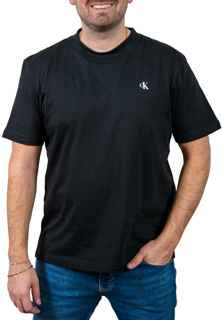 Calvin Klein Jeans Painted Calvin Klein Jeans Tee Zwart