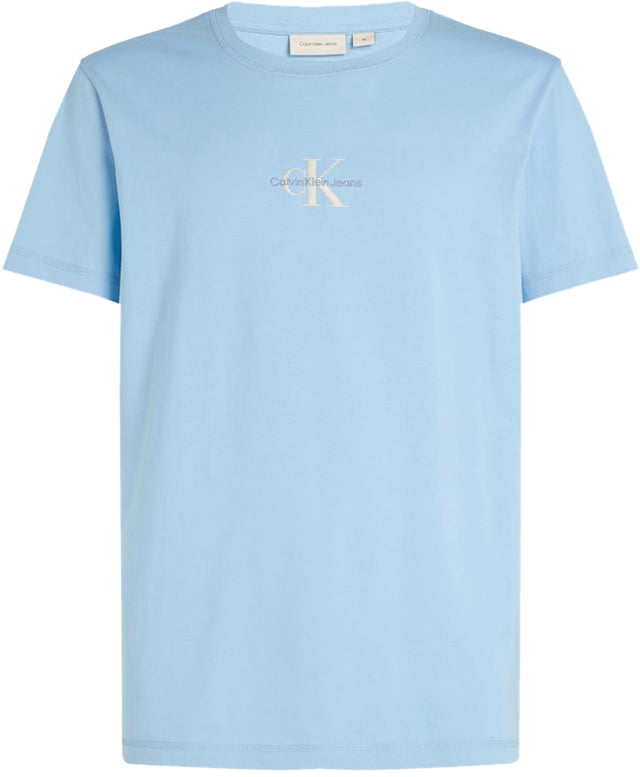 Calvin Klein Jeans Monologo Tee Blauw