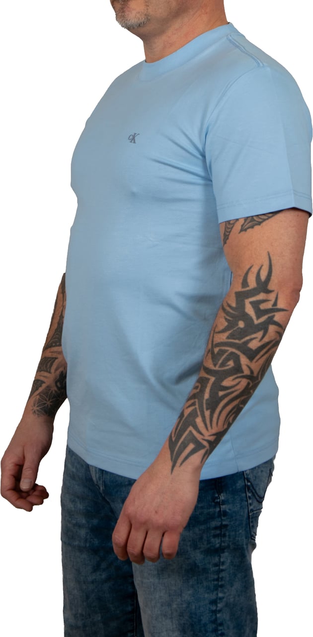 Calvin Klein Jeans Heavy Regular Tee Blauw