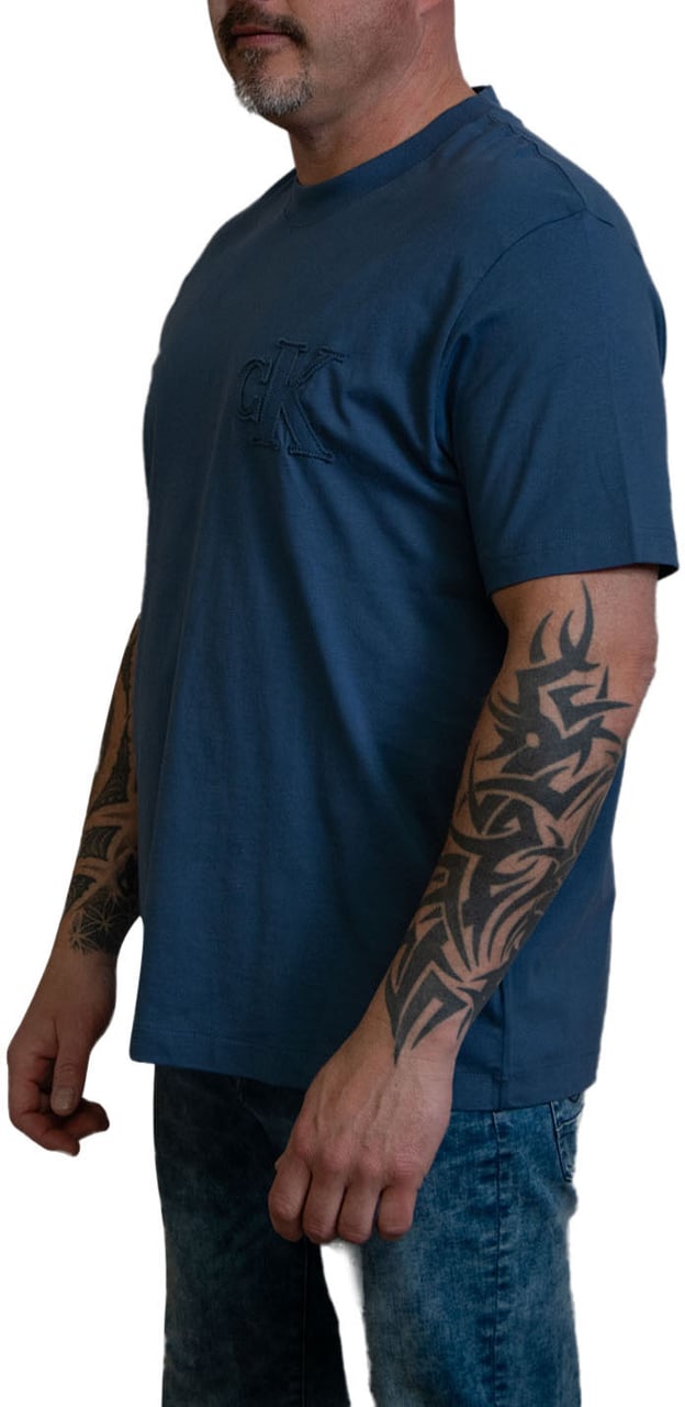 Calvin Klein Jeans CK Applique Tee Blauw