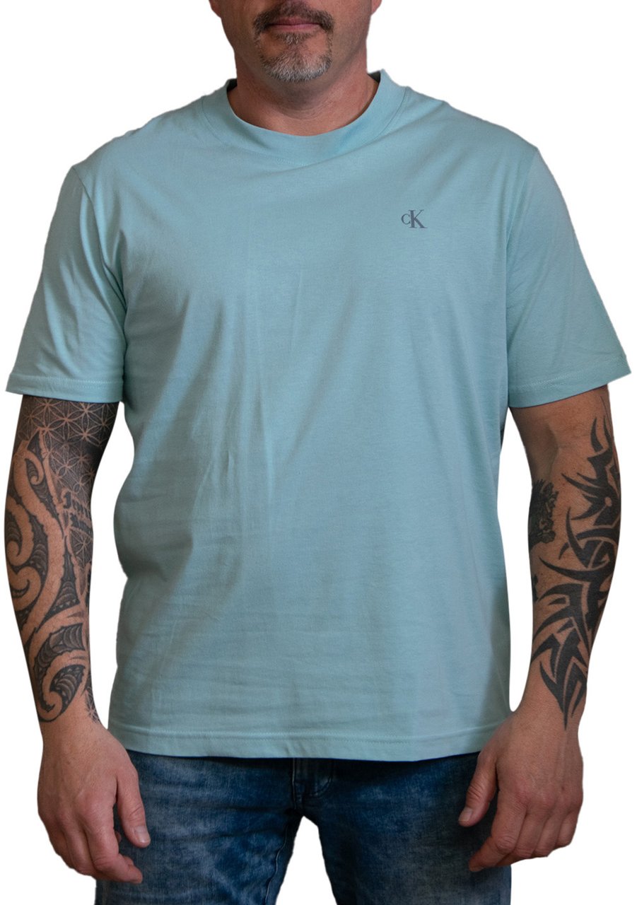 Calvin Klein Jeans Painted Calvin Klein Jeans Tee Blauw
