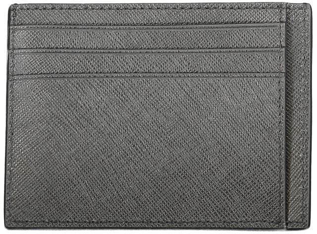 Calvin Klein Black Leather Mens Wallet Holder Zwart