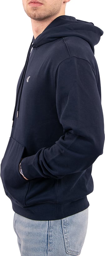 Calvin Klein Jeans LS EU 350Terry Monogram Hoodie Blauw