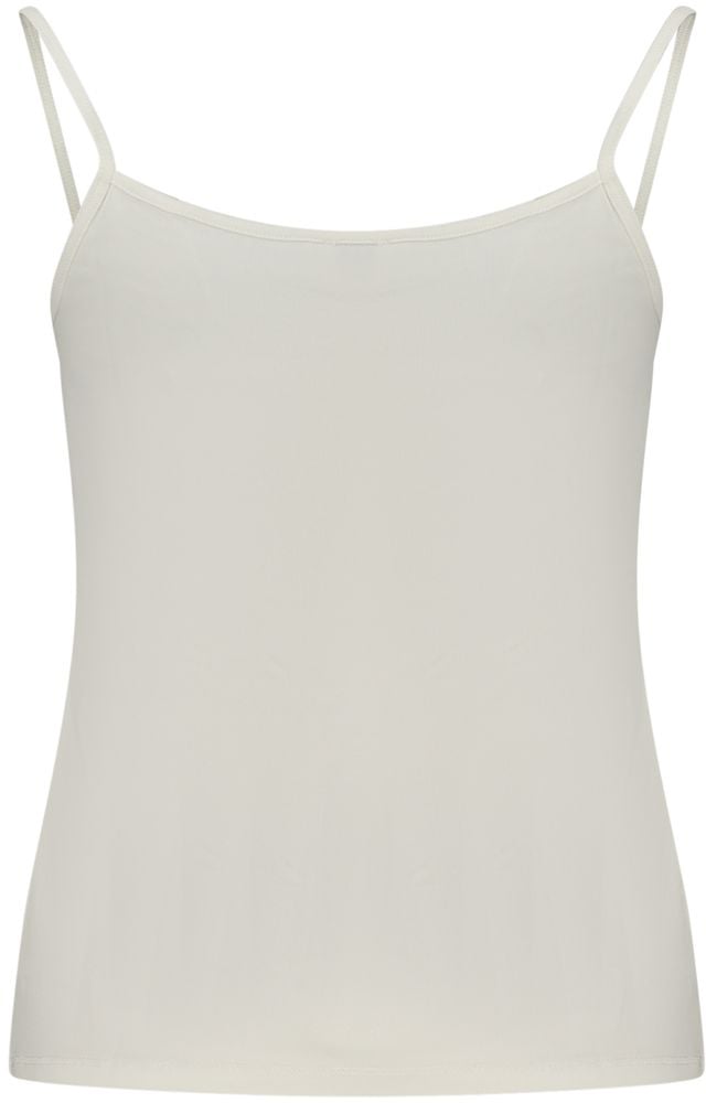 Calvin Klein White Cotton Womens Tank Wit