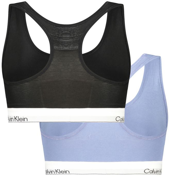 Calvin Klein Blue Cotton Women's Underwear Blauw