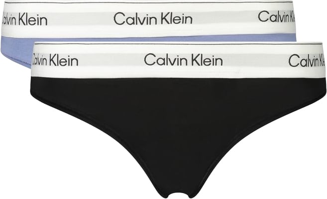 Calvin Klein Light Blue Modal Women's Thong Blauw