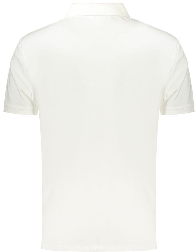 Calvin Klein White Cotton Men's Polo Shirt Wit