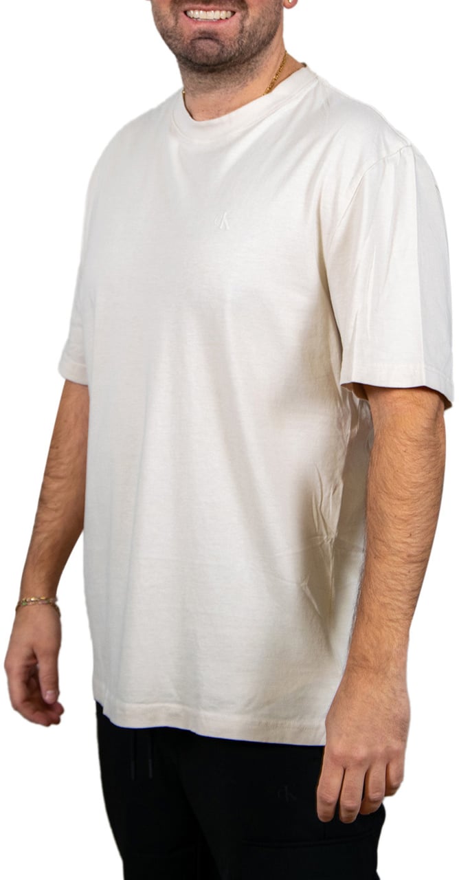 Calvin Klein Calvin Klein Jeans Washed Puff Print Tee Beige