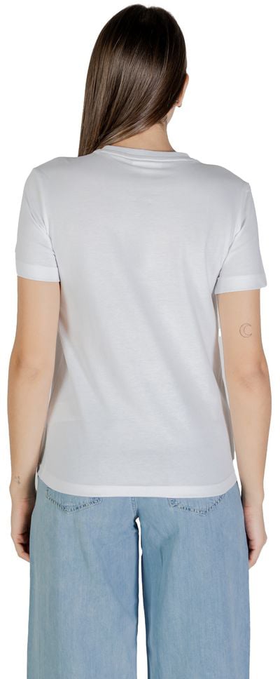 Calvin Klein Jeans White Cotton T-Shirt Wit