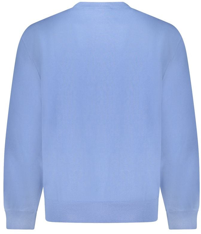 Calvin Klein Blue Cotton Men's Sweatshirt Wit