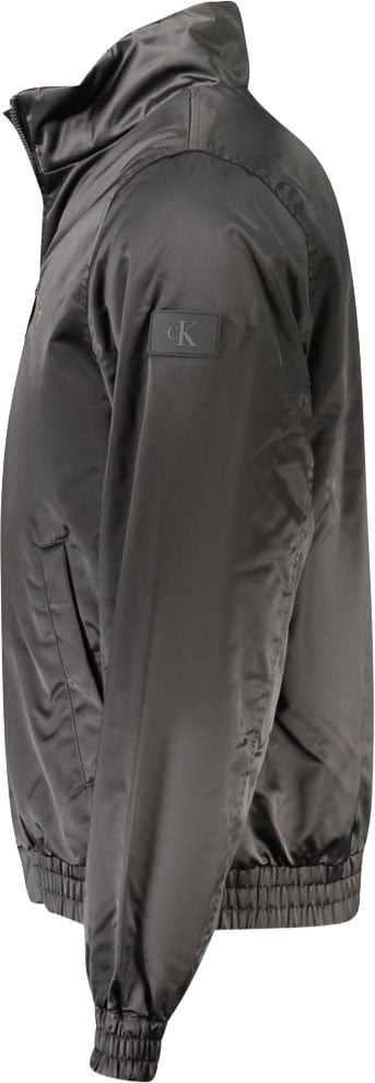 Calvin Klein Black Polyester Men Jacket Zwart