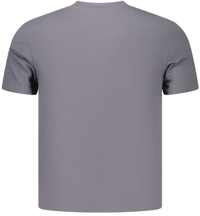 Calvin Klein Gray Cotton Men's T-Shirt Grijs