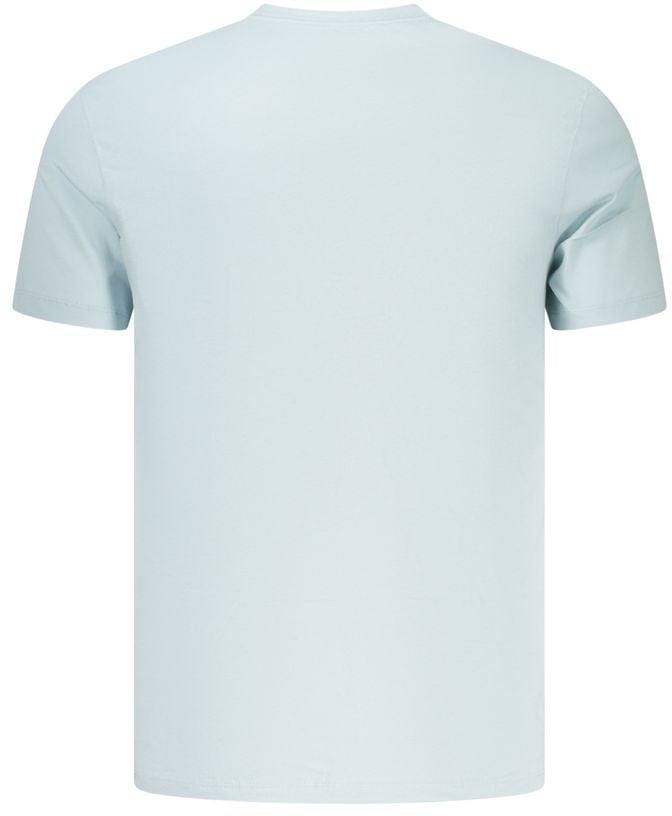 Calvin Klein Azzurro Cotton Men's T-Shirt Blauw
