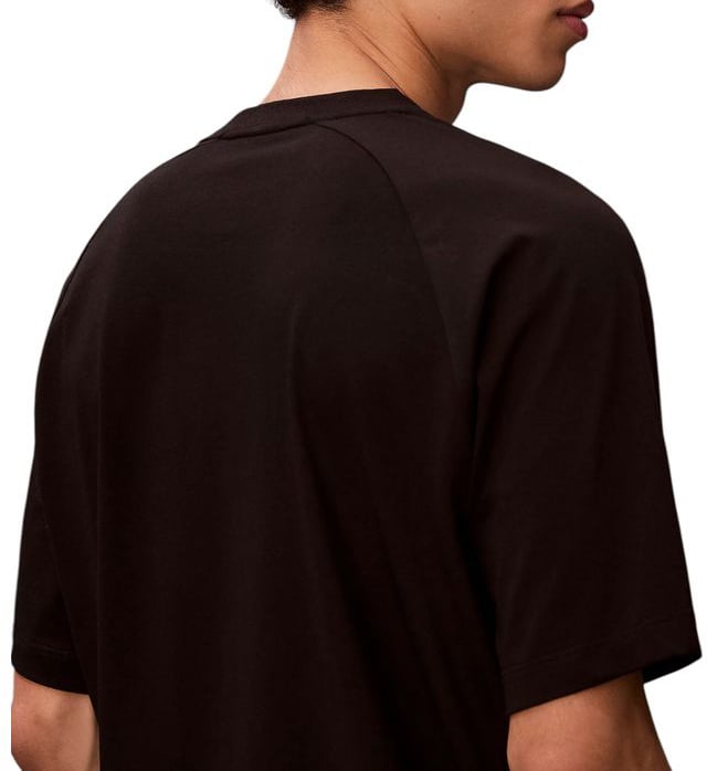 Calvin Klein Sport Black Cotton T-Shirt Zwart