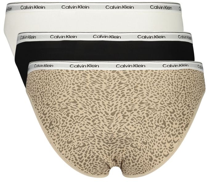 Calvin Klein Black Cotton Women's Bikini Zwart
