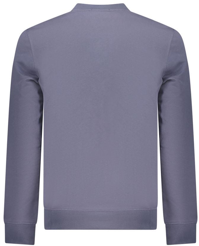 Calvin Klein Blue Cotton Men's Sweatshirt Blauw