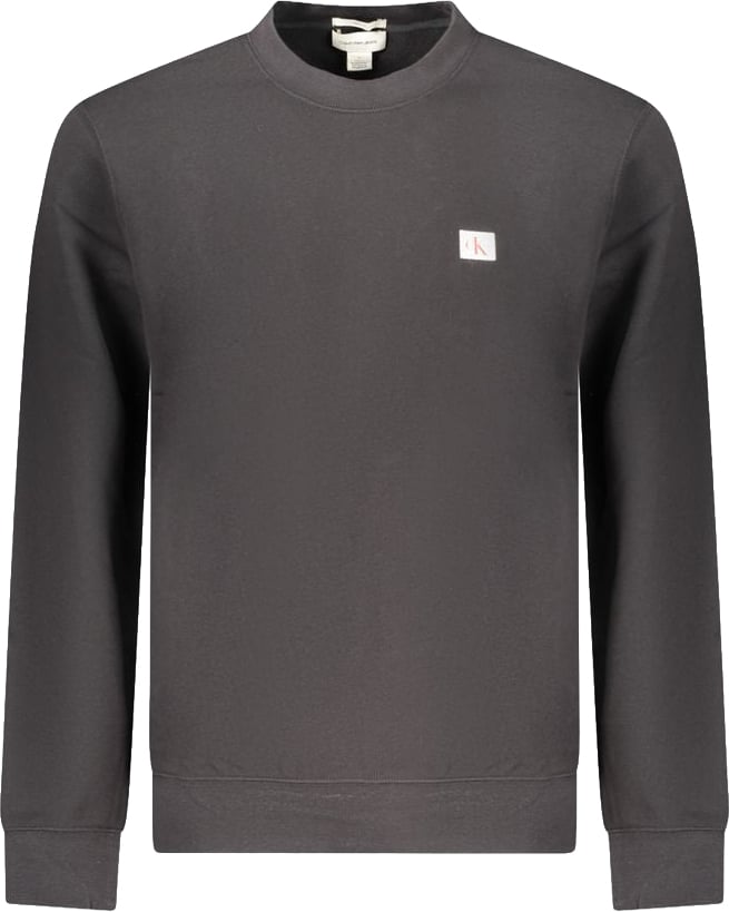 Calvin Klein Black Cotton Men's Sweatshirt Grijs
