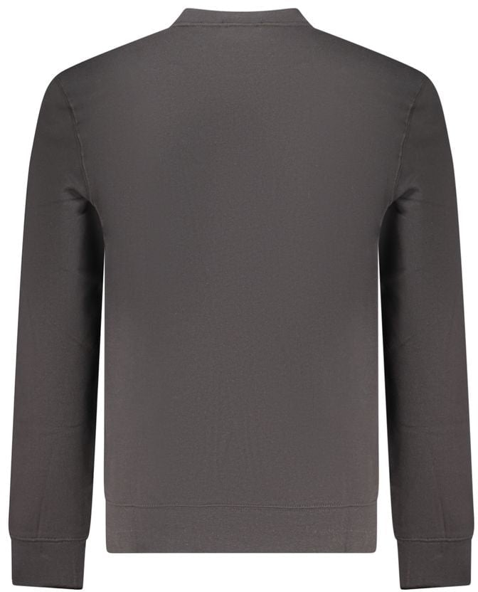 Calvin Klein Black Cotton Men's Sweatshirt Grijs