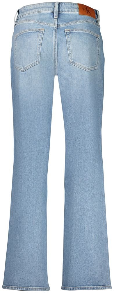 Calvin Klein Azzurro Cotton Women's Jeans Blauw