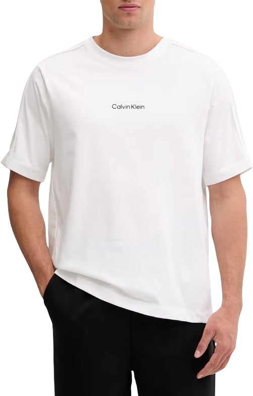 Calvin Klein Sport White Cotton T-Shirt Wit