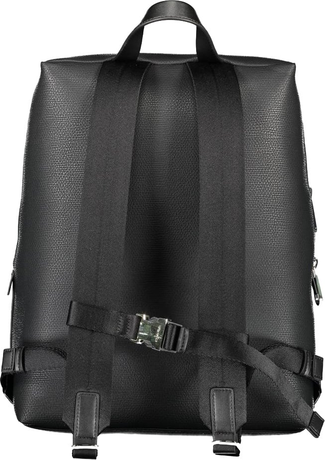 Calvin Klein Nero Polyester Men Backpack Zwart
