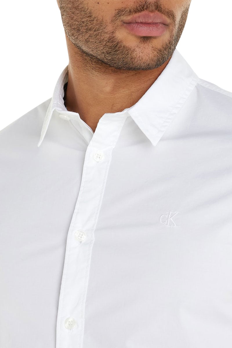 Calvin Klein Calvin Klein Jeans Slim Stretch Shirt Wit
