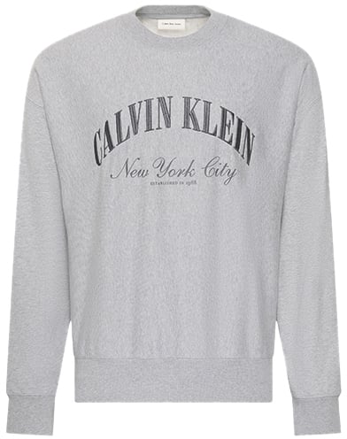 Calvin Klein Calvin Klein Jeans LS Premium Terry Calvin Collegia Grijs