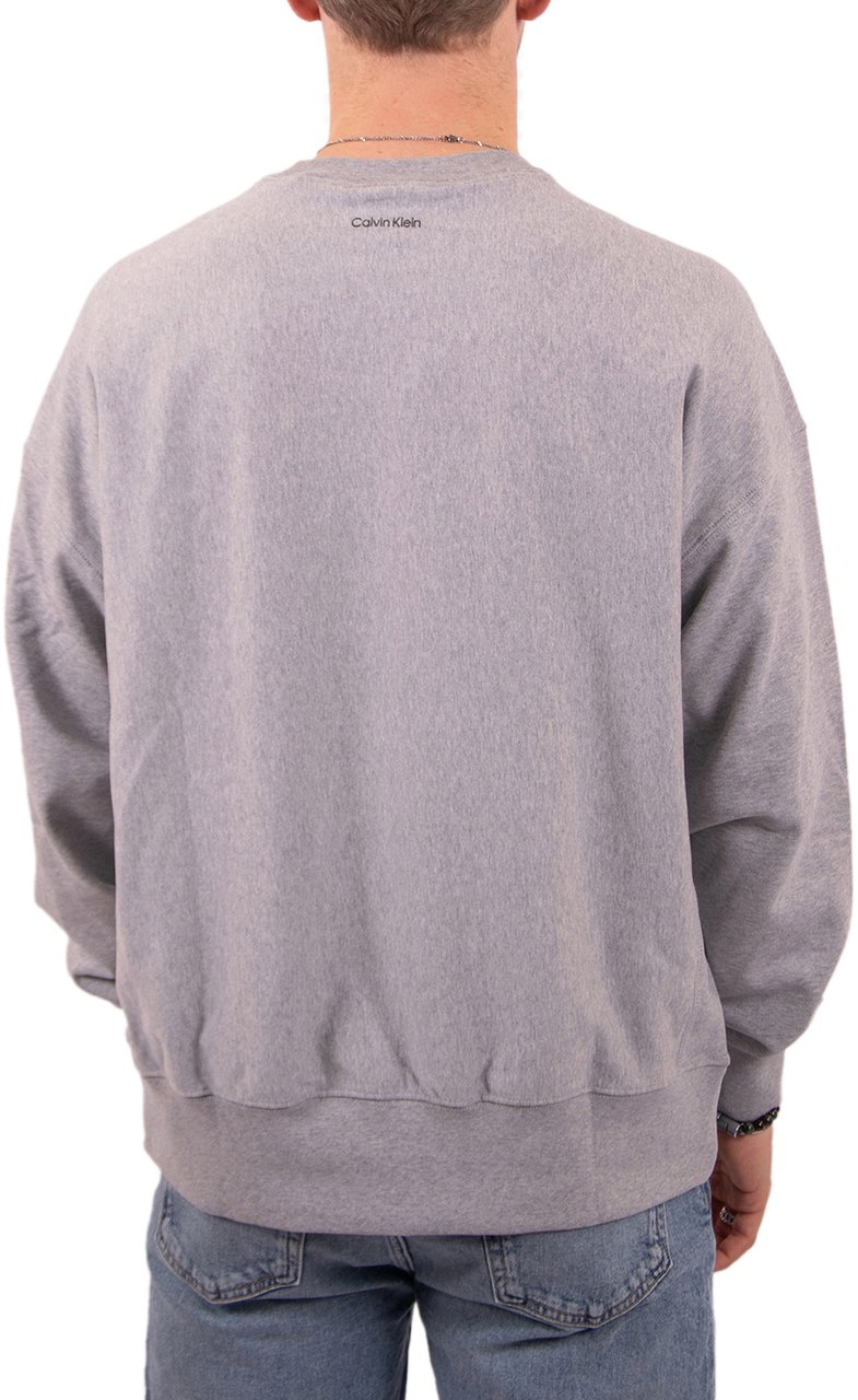 Calvin Klein Calvin Klein Jeans LS Premium Terry Calvin Collegia Grijs
