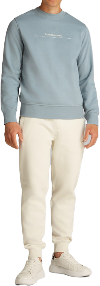 Calvin Klein Calvin Klein Jeans Minimal Logo Crew Neck Blauw