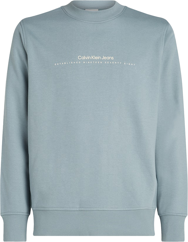 Calvin Klein Calvin Klein Jeans Minimal Logo Crew Neck Blauw