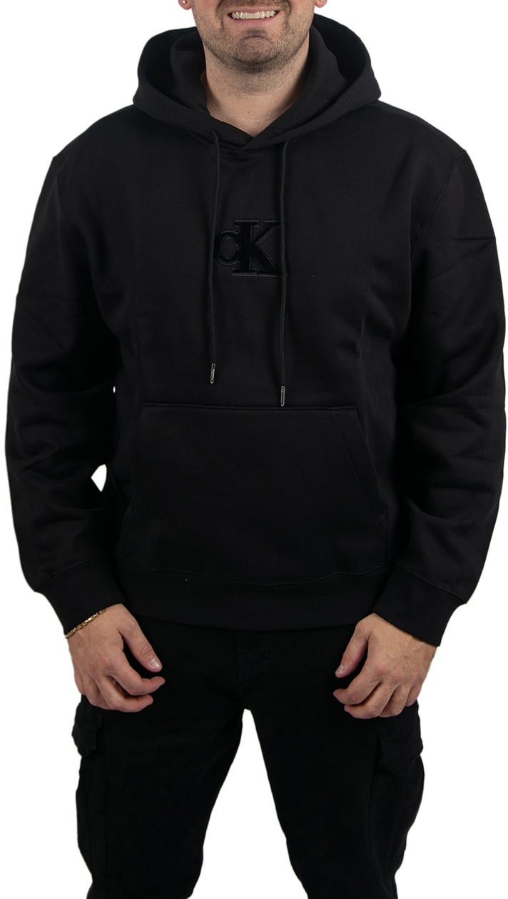 Calvin Klein Calvin Klein Jeans 350GSM Fleece Gift Giving Hoodie Zwart