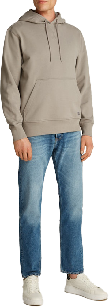 Calvin Klein Calvin Klein Jeans Woven Label Hoodie Grijs