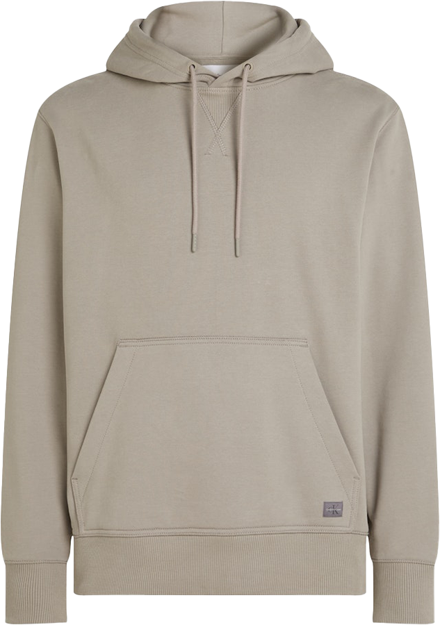Calvin Klein Calvin Klein Jeans Woven Label Hoodie Grijs