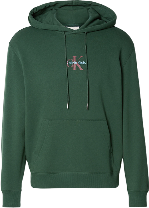 Calvin Klein Calvin Klein Jeans 350Terry Micro Monogram FZ Hoodi Groen