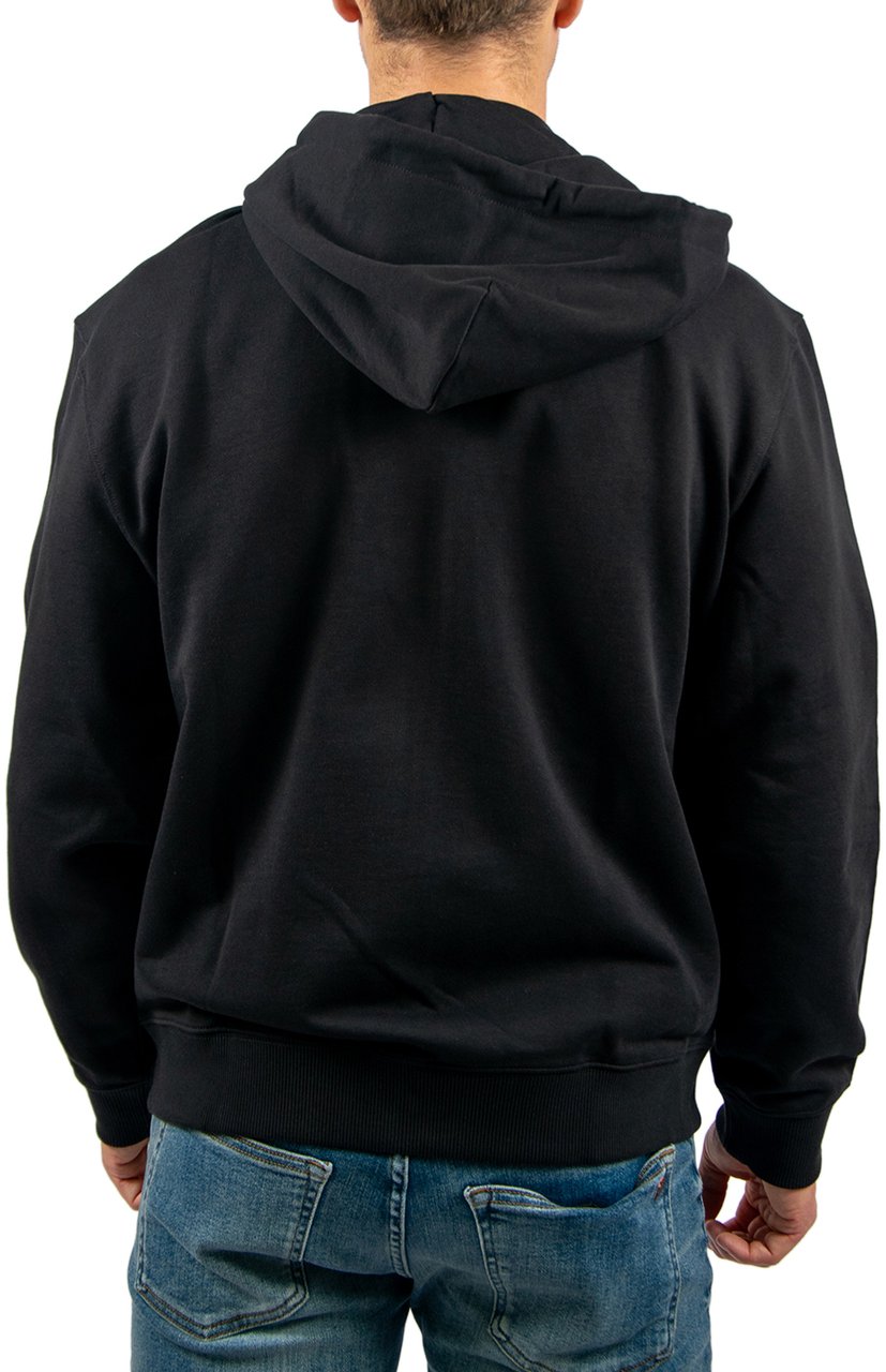 Calvin Klein Calvin Klein Jeans 350Terry Monogram FZ Hoodi Zwart