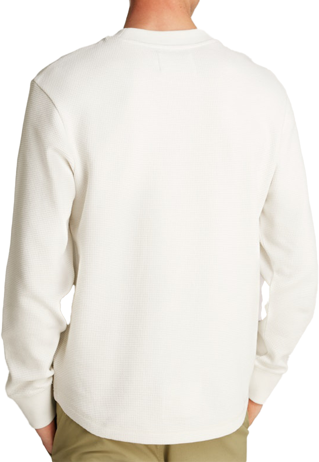 Calvin Klein Calvin Klein Jeans Monologo Waffle LS Tee Beige