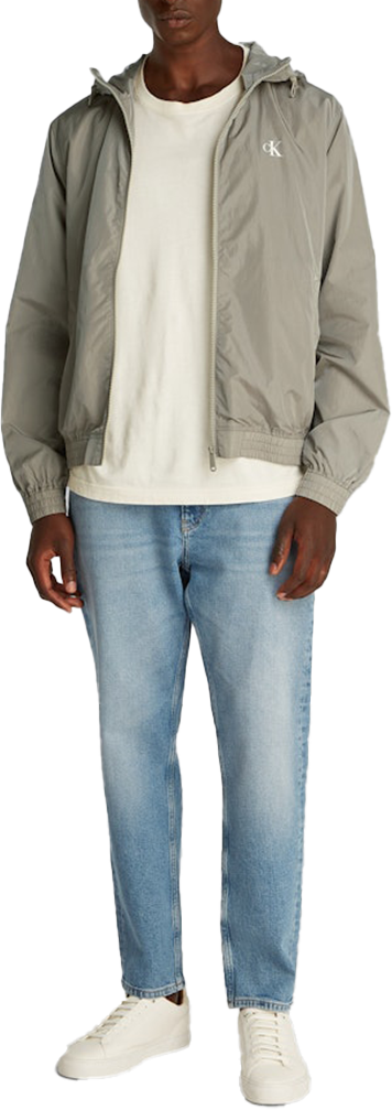 Calvin Klein Calvin Klein Jeans Nylon Hooded Windbreaker Grijs