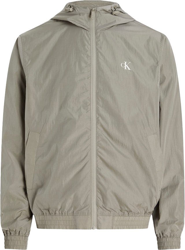 Calvin Klein Calvin Klein Jeans Nylon Hooded Windbreaker Grijs