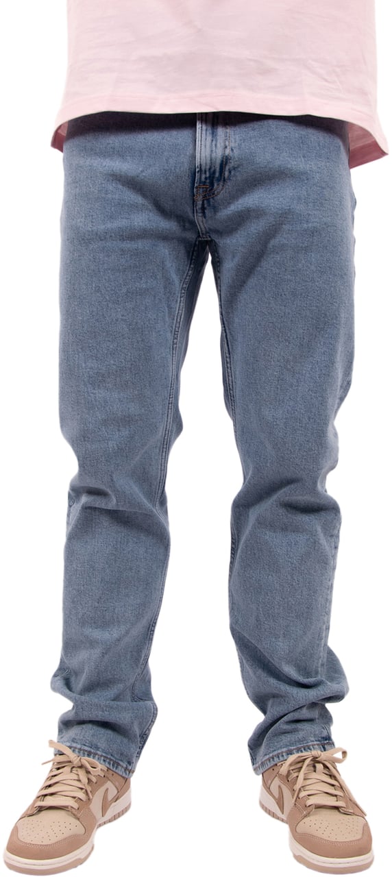 Calvin Klein Jeans Standard Straight Fit Jeans Blauw