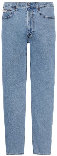 Calvin Klein Jeans Standard Straight Fit Jeans Blauw