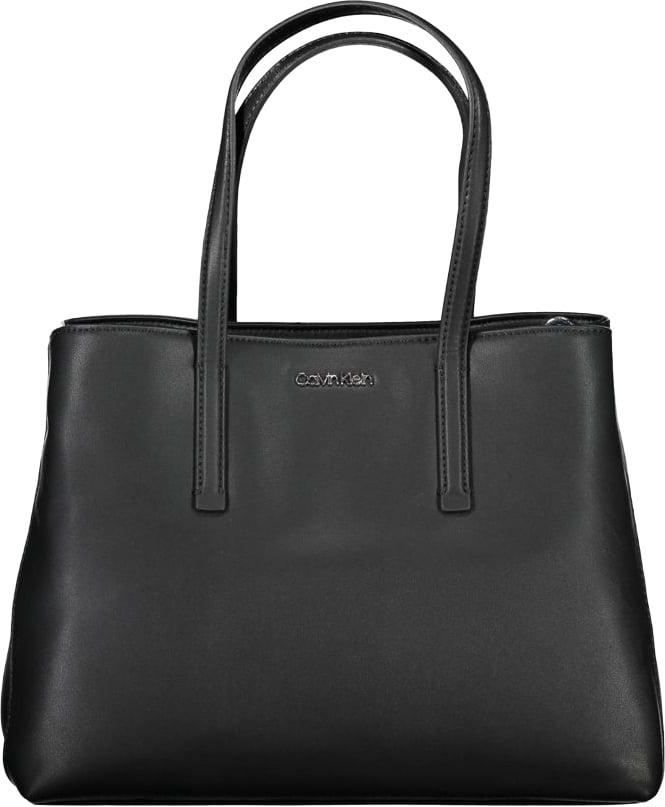 Calvin Klein Black Polyester Women Handbag Zwart