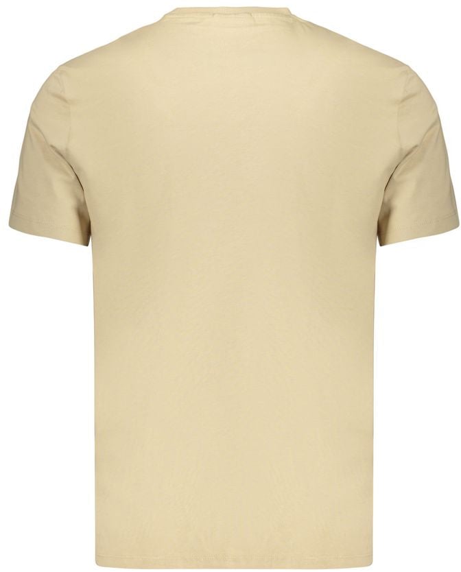 Calvin Klein Beige Cotton Men's T-Shirt Beige