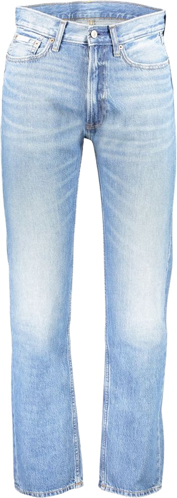 Calvin Klein Azzurro Cotton Men's Jeans Blauw