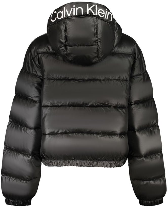 Calvin Klein Black Polyester Womens Jacket Zwart