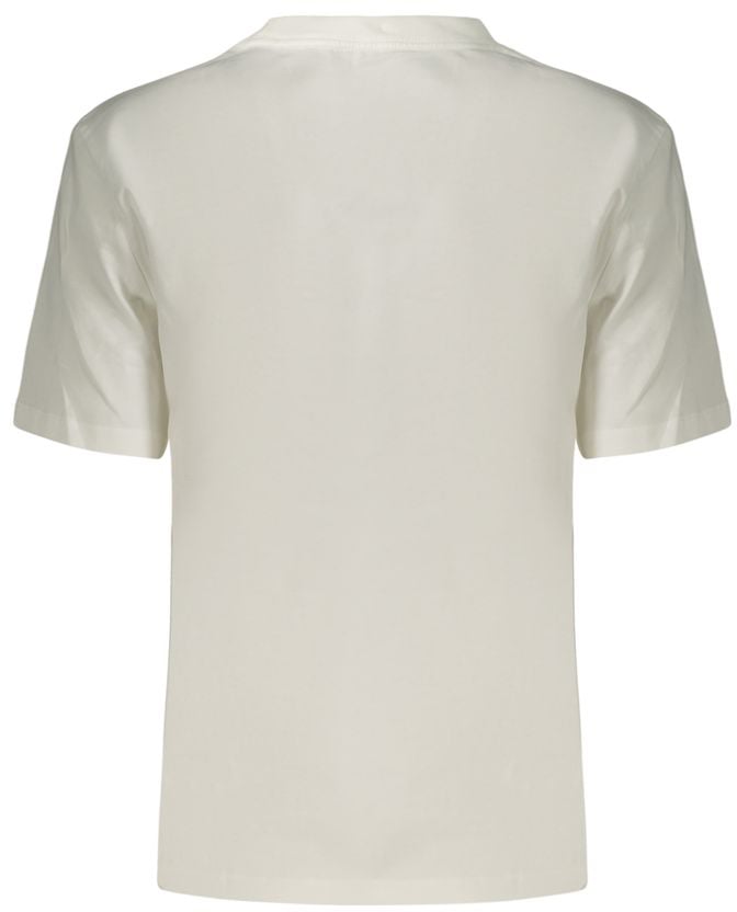 Calvin Klein White Cotton Women's T-Shirt Wit