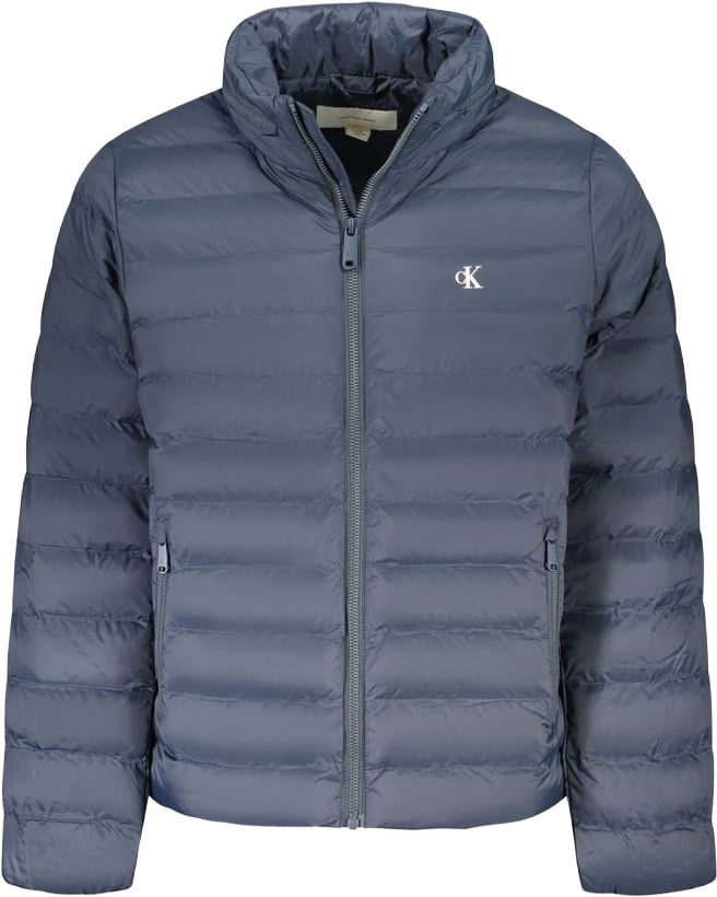 Calvin Klein Blu Poliammide Mens Jacket Blauw