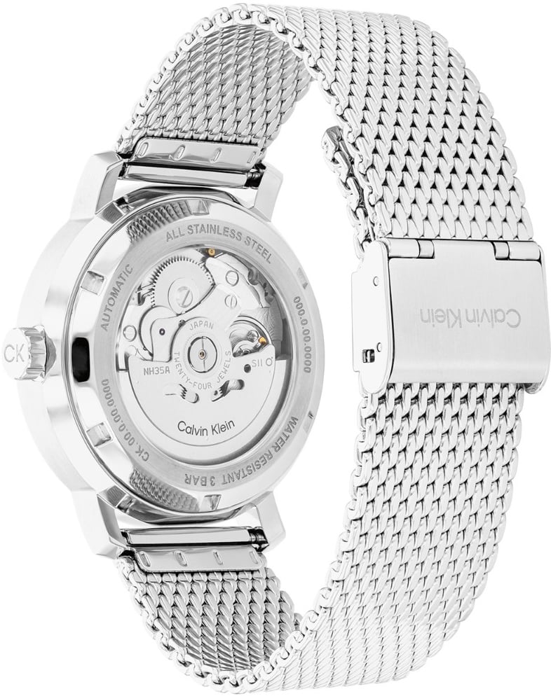 Calvin Klein Calvin Klein CK25300004 Heren Horloge Staal 40mm Automaat Zilver
