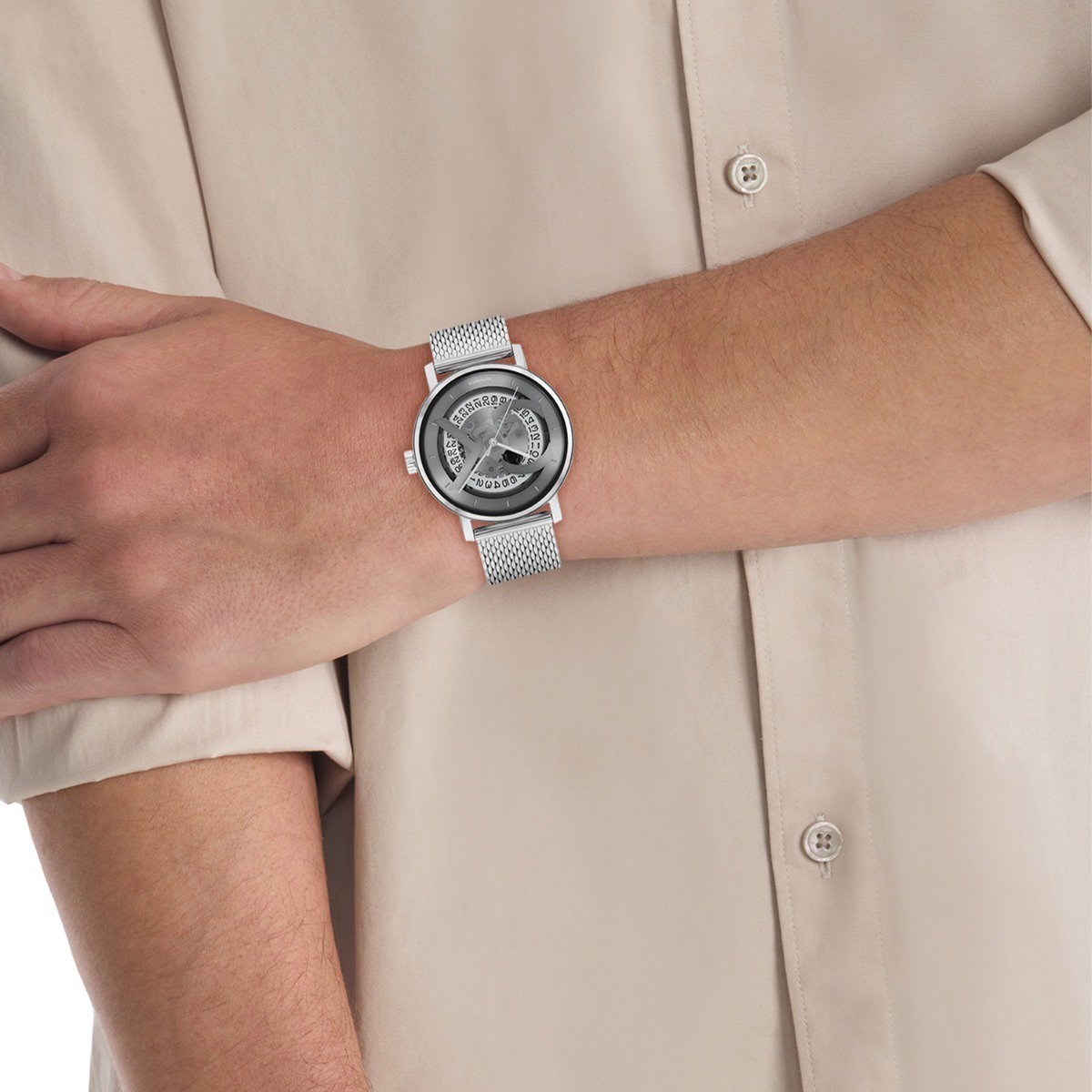 Calvin Klein Calvin Klein CK25300004 Heren Horloge Staal 40mm Automaat Zilver